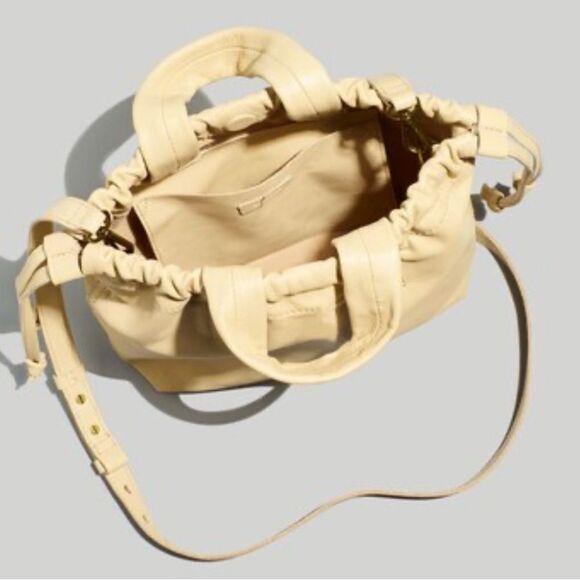 NWT Madewell The Piazza Crossbody In Butter Scone Rare - Picture 3 of 9